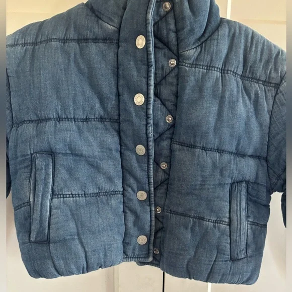 GAP Kids Blue Puffer Jacket NEW - Picture 5 of 5